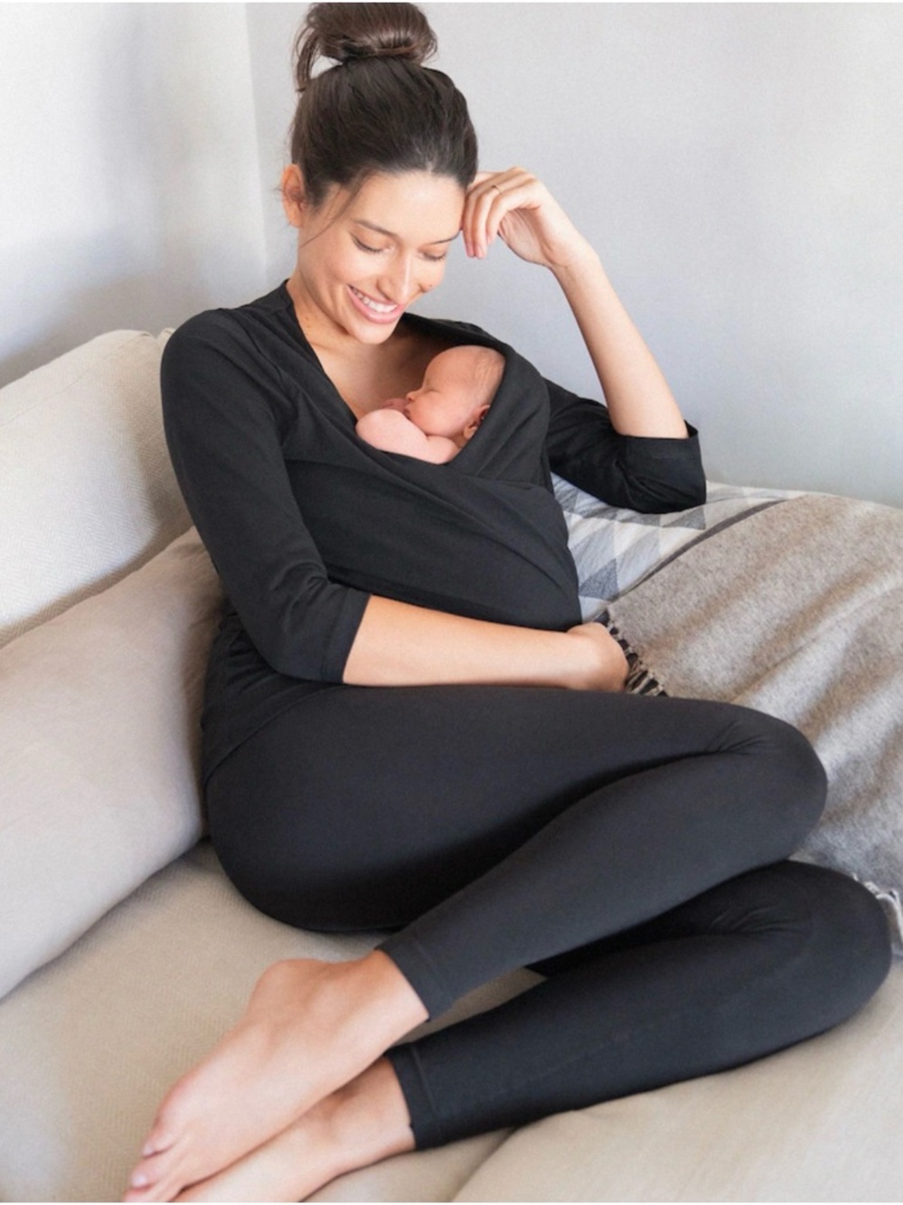 Seraphine Skin to Skin Babywearing Top Maternity